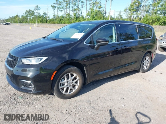 2023 Chrysler Pacifica Touring L with VIN 2C4RC1BG1PR606566, listed as a IAAI auction lot 42615498 with 42,980 mi miles and . Bid and sale history available at DreamBid. Image 17.