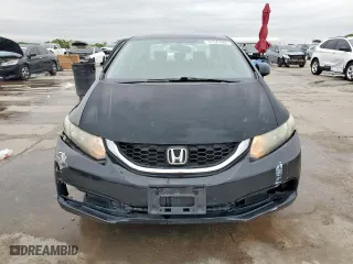 2013 Honda Civic Sdn LX with VIN 19XFB2F58DE211205, listed as a Copart auction lot 51547905 with 187,760 mi miles and Salvage Title. Bid and sale history available at carsss.com. Image 5.