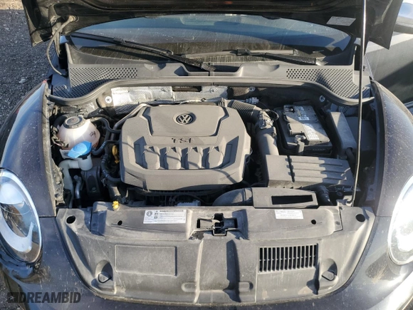 2018 Volkswagen Beetle Dune with VIN 3VWSD7AT8JM714856, listed as a Copart auction lot 77493564 with 29,154 mi miles and Salvage Title. Bid and sale history available at carsss.com. Image 11.