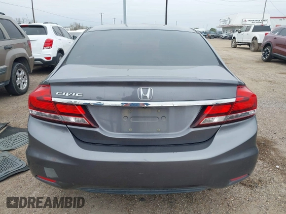 2014 Honda Civic LX z VIN 2HGFB2F53EH528803, wystawiony jako IAAI lot #41567819 z przebiegiem Nie podano mil oraz . Historia ofert i sprzedaży dostępna na DreamBid. Obrazek 16.