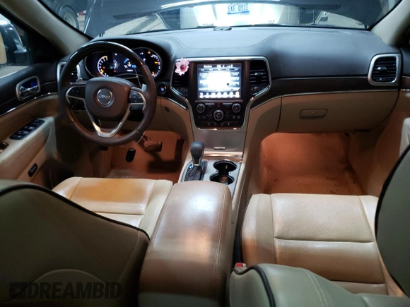 2017 Jeep Grand Cherokee Overland with VIN 1C4RJFCT2HC880920, listed as a Copart auction lot 86600834 with 147,326 mi miles and Clean Title. Bid and sale history available at carsss.com. Image 8.