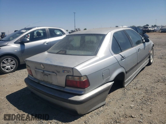 1998 BMW M3 with VIN WBSCD0321WEE13163, listed as a Copart auction lot 68702814 with Not provided miles and Clean title. Bid and sale history available at DreamBid. Image 3.