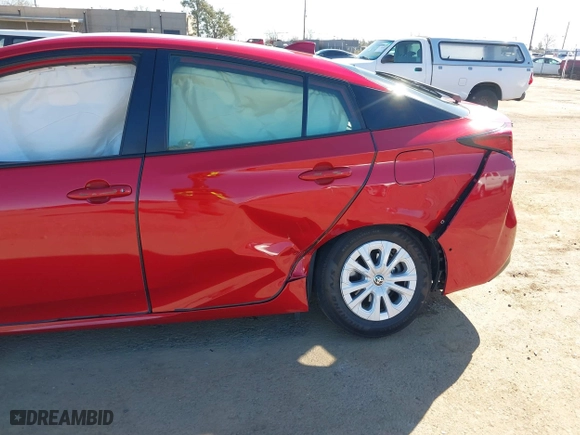 2022 Toyota Prius L Eco with VIN JTDKAMFU0N3161557, listed as a IAAI auction lot 41760623 with 135,934 mi miles. Bid and sale history available at carsss.com. Image 6.