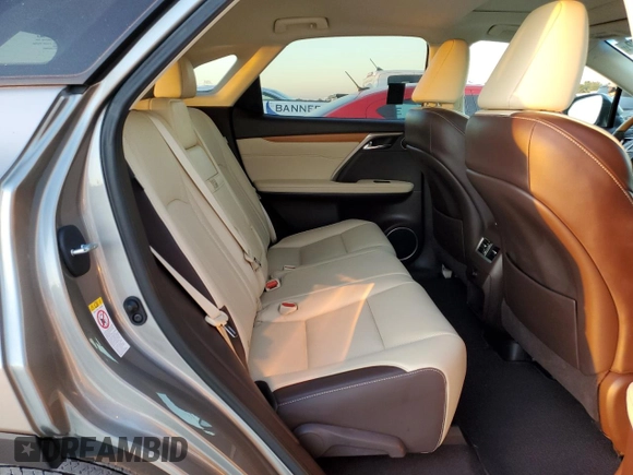 2017 Lexus RX with VIN 2T2ZZMCA5HC057817, listed as a Copart auction lot 65041872 with 34,352 mi miles. Bid and sale history available at carsss.com. Image 6.