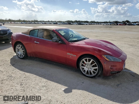 2013 Maserati GranTurismo Sport with VIN ZAM45MMA3D0070574, listed as a Copart auction lot 74990594 with Not provided miles and Salvage title. Bid and sale history available at DreamBid. Image 4.