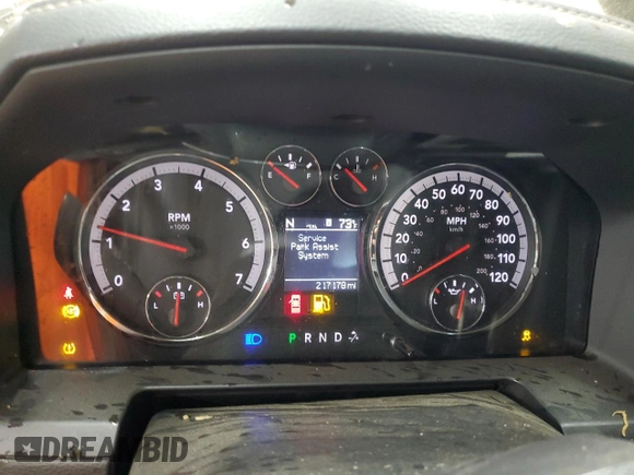 2012 Ram 1500 Sport with VIN 1C6RD7MT0CS128506, listed as a Copart auction lot 53138215 with 217,178 mi miles and Salvage title. Bid and sale history available at DreamBid. Image 9.