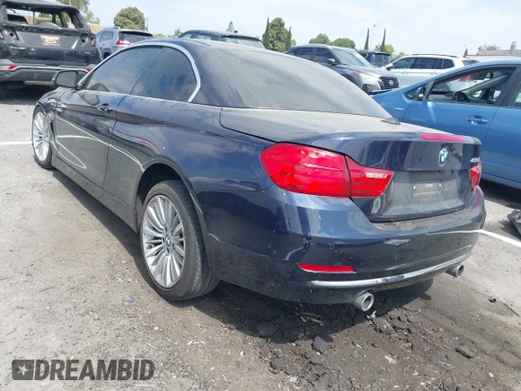 2015 BMW 4 Series 435i z VIN WBA3T3C51FP738285, wystawiony jako IAAI lot #42544807 z przebiegiem 56 274 mil mil oraz . Historia ofert i sprzedaży dostępna na DreamBid. Obrazek 3.