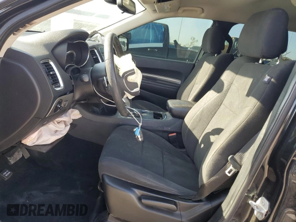 2015 Dodge Durango SXT with VIN 1C4RDHAG2FC931046, listed as a Copart auction lot 52409775 with 164,509 mi miles and Salvage title. Bid and sale history available at DreamBid. Image 7.