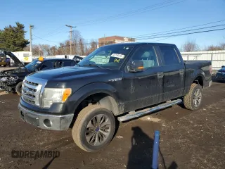 2012 Ford F-150 XL with VIN 1FTEW1CM2CFB29092, listed as a Copart auction lot 43718415 with 165,364 mi miles and Salvage Title. Bid and sale history available at carsss.com. Image 1.