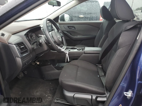 2023 Nissan Rogue S with VIN 5N1BT3ABXPC804814, listed as a Copart auction lot 57279825 with 46,926 mi miles and Salvage title. Bid and sale history available at DreamBid. Image 7.