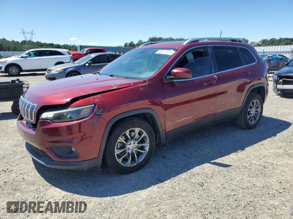 2020 Jeep Cherokee Latitude Plus z VIN 1C4PJLLB1LD605734, wystawiony jako Copart lot #56411515 z przebiegiem 91 496 mil mil oraz Szkoda całkowita • Salvage title. Historia ofert i sprzedaży dostępna na DreamBid. Obrazek 1.
