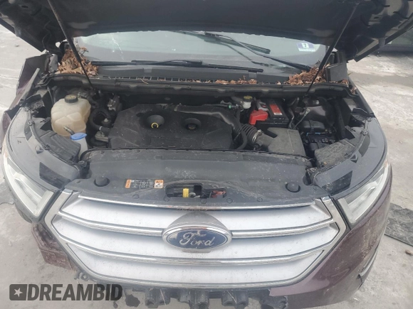 2018 Ford Edge Titanium with VIN 2FMPK4K95JBB39743, listed as a Copart auction lot 46539345 with 0 mi miles and Salvage Title. Bid and sale history available at carsss.com. Image 12.