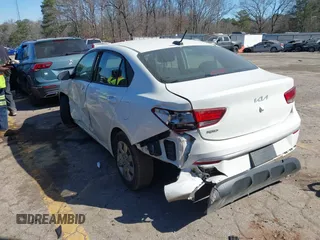 2022 Kia Rio S with VIN 3KPA24AD4NE434315, listed as a IAAI auction lot 41709976 with 65,000 mi miles and . Bid and sale history available at carsss.com. Image 3.