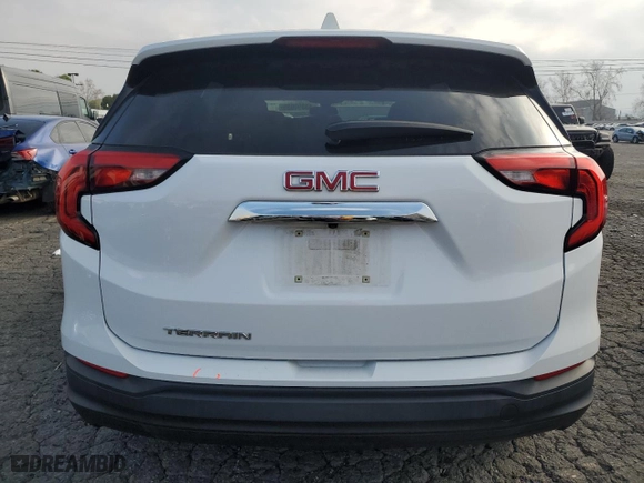 2019 GMC Terrain SLE with VIN 3GKALMEV2KL252074, listed as a Copart auction lot 43390035 with 29,440 mi miles and Salvage Title. Bid and sale history available at carsss.com. Image 6.