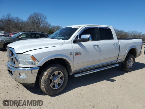 2012 Ram 2500 Laramie with VIN 3C6UD5FL4CG156487, listed as a Copart auction lot 47031195 with 98,657 mi miles and Salvage Title. Bid and sale history available at carsss.com. Image 1.