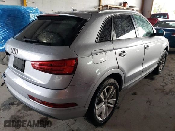 2018 Audi Q3 Premium with VIN WA1BCCFS4JR012069, listed as a Copart auction lot 36126473 with 89,308 mi miles. Bid and sale history available at carsss.com. Image 3.