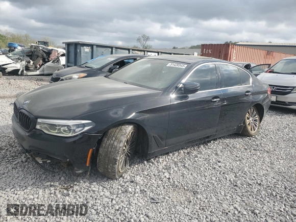 2017 BMW 5 Series 540i with VIN WBAJE5C37HG913993, listed as a Copart auction lot 51420545 with 74,320 mi miles and Salvage title. Bid and sale history available at DreamBid. Image 1.