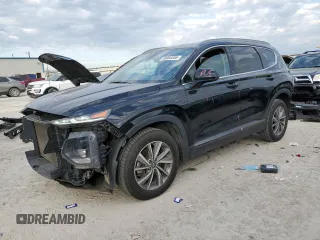 2019 Hyundai Santa Fe SEL Plus z VIN 5NMS33AD2KH032521, wystawiony jako Copart lot #88968355 z przebiegiem 95 784 mil mil oraz Szkody całkowita. Historia ofert i sprzedaży dostępna na DreamBid. Obrazek 1.