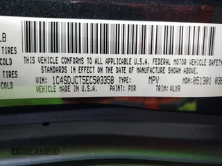 2014 Dodge Durango R/T with VIN 1C4SDJCT5EC503358, listed as a IAAI auction lot 42491055 with 118,862 mi miles and . Bid and sale history available at DreamBid. Image 9.