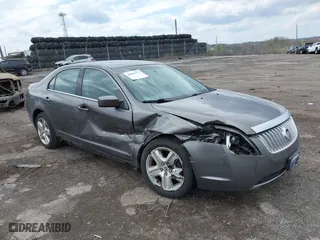 2010 Mercury Milan with VIN 3MEHM0HA1AR607173, listed as a IAAI auction lot 42044373 with 182,474 mi miles. Bid and sale history available at carsss.com. Image 1.