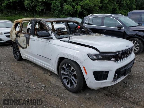 2022 Jeep Grand Cherokee Overland with VIN 1C4RJKDG3N8527093, listed as a Copart auction lot 89161175 with Not provided miles and Clean title. Bid and sale history available at DreamBid. Image 4.