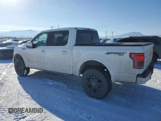 2017 Ford F-150 XL with VIN 1FTEW1EG0HFA61440, listed as a Copart auction lot 88525075 with 109,491 mi miles and Salvage Title. Bid and sale history available at carsss.com. Image 2.
