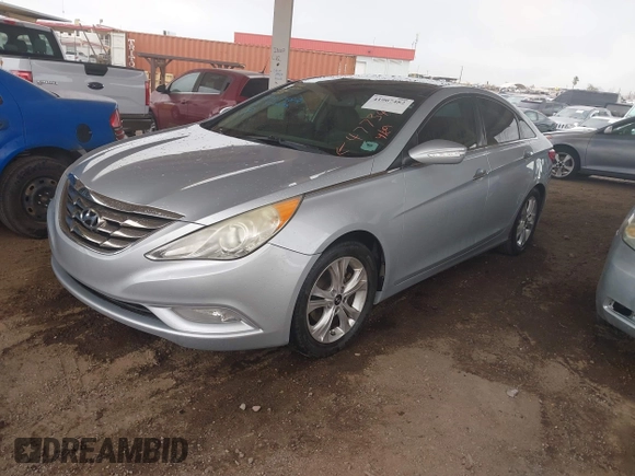 2012 Hyundai Sonata 2.4L Limited PZEV with VIN 5NPEC4AC2CH477341, listed as a IAAI auction lot 41907482 with Not Provided miles. Bid and sale history available at carsss.com. Image 2.