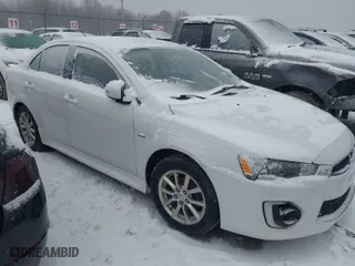 2016 Mitsubishi Lancer ES with VIN JA32U2FU7GU010741, listed as a IAAI auction lot 41721817 with 75,374 mi miles. Bid and sale history available at carsss.com. Image 1.