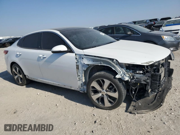 2019 Kia Optima LX with VIN 5XXGT4L38KG373727, listed as a Copart auction lot 48548435 with 103,040 mi miles and Salvage title. Bid and sale history available at DreamBid. Image 4.