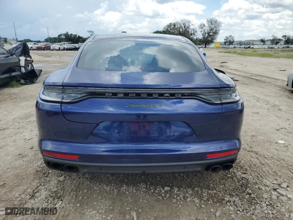 2022 Porsche Panamera 4 E-Hybrid with VIN WP0AE2A72NL125259, listed as a Copart auction lot 63709774 with 6,821 mi miles and Non Repairable. Bid and sale history available at carsss.com. Image 6.