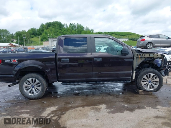 2018 Ford F-150 XL with VIN 1FTEW1E55JFE21905, listed as a IAAI auction lot 42276693 with 77,260 mi miles and . Bid and sale history available at DreamBid. Image 14.