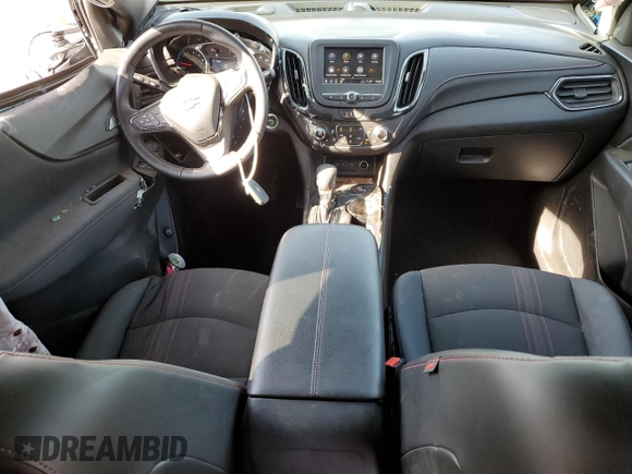 2022 Chevrolet Equinox RS with VIN 3GNAXMEV6NS209486, listed as a Copart auction lot 50087905 with 32,974 mi miles and Salvage Title. Bid and sale history available at DreamBid. Image 8.