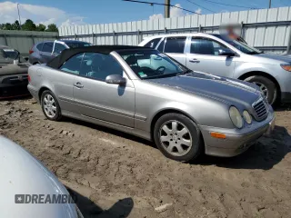 2003 Mercedes-Benz CLK 320 with VIN WDBLK65G63T142435, listed as a Copart auction lot 73847554 with Not Provided miles and Salvage Title. Bid and sale history available at DreamBid. Image 4.