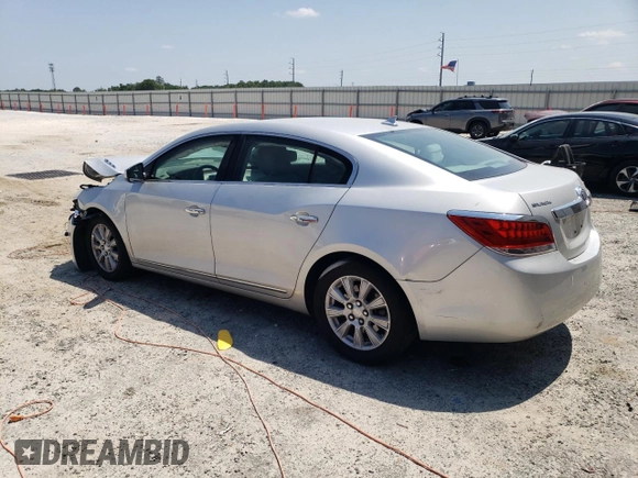 2010 Buick LaCrosse CX with VIN 1G4GB5EG5AF159585, listed as a Copart auction lot 57473395 with Not provided miles and Salvage title. Bid and sale history available at DreamBid. Image 2.