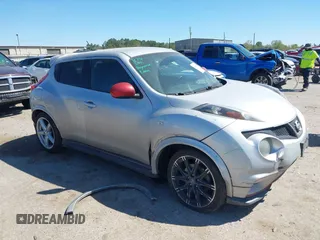 2013 Nissan Juke S with VIN JN8AF5MR4DT220551, listed as a IAAI auction lot 41834289 with 1 mi miles. Bid and sale history available at carsss.com. Image 1.