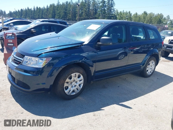 2014 Dodge Journey SE z VIN 3C4PDCAB3ET209912, wystawiony jako IAAI lot #42854043 z przebiegiem 84 624 mil mil oraz . Historia ofert i sprzedaży dostępna na DreamBid. Obrazek 2.
