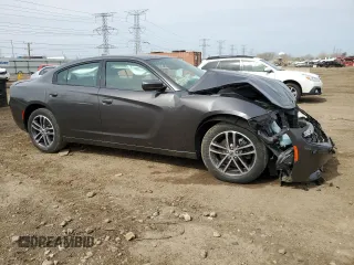 2019 Dodge Charger SXT with VIN 2C3CDXJG7KH545332, listed as a Copart auction lot 50178335 with 37,742 mi miles and Salvage Title. Bid and sale history available at DreamBid. Image 4.