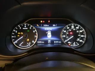 2020 Nissan Maxima SV with VIN 1N4AA6CV4LC363387, listed as a Copart auction lot 69696672 with 72,438 mi miles and Salvage Title. Bid and sale history available at carsss.com. Image 9.
