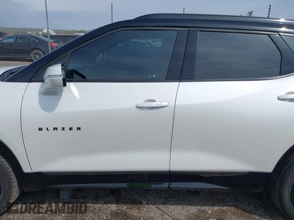 2022 Chevrolet Blazer RS with VIN 3GNKBERS2NS202155, listed as a IAAI auction lot 41918572 with 49,346 mi miles and . Bid and sale history available at DreamBid. Image 14.