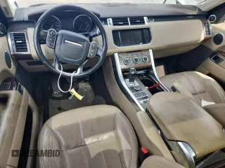 2015 Land Rover Range Rover Sport HSE with VIN SALWR2VF0FA506819, listed as a Copart auction lot 60472245 with Not provided miles and Salvage title. Bid and sale history available at DreamBid. Image 8.
