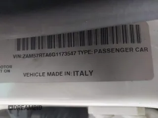 2016 Maserati Ghibli S Q4 с VIN ZAM57RTA6G1173547, выставлен на аукционе IAAI как лот 41823427 с пробегом 70 506 миль миль и . История ставок и продаж доступна на DreamBid. Изображение 9.