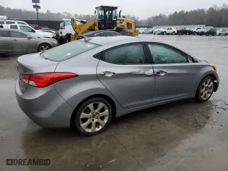 2012 Hyundai Elantra GLS with VIN KMHDH4AEXCU205877, listed as a Copart auction lot 41737745 with 259,154 mi miles and Salvage Title. Bid and sale history available at carsss.com. Image 3.