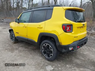 2016 Jeep Renegade Trailhawk with VIN ZACCJBCT2GPC79676, listed as a IAAI auction lot 41941450 with 107,519 mi miles and . Bid and sale history available at carsss.com. Image 3.