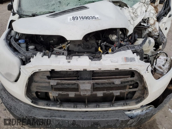 2019 Ford Transit with VIN 1FTYR2CV7KKA22726, listed as a Copart auction lot 89169035 with Not Provided miles and Salvage Title. Bid and sale history available at DreamBid. Image 12.