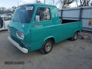 1961 Ford Econoline Cargo with VIN E10SH112422, listed as a Copart auction lot 74244524 with 69 mi miles and Salvage Title. Bid and sale history available at DreamBid. Image 1.