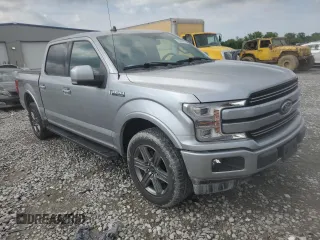 2020 Ford F-150 XL with VIN 1FTEW1E49LKE72101, listed as a Copart auction lot 55880205 with 32,496 mi miles and Salvage title. Bid and sale history available at DreamBid. Image 4.