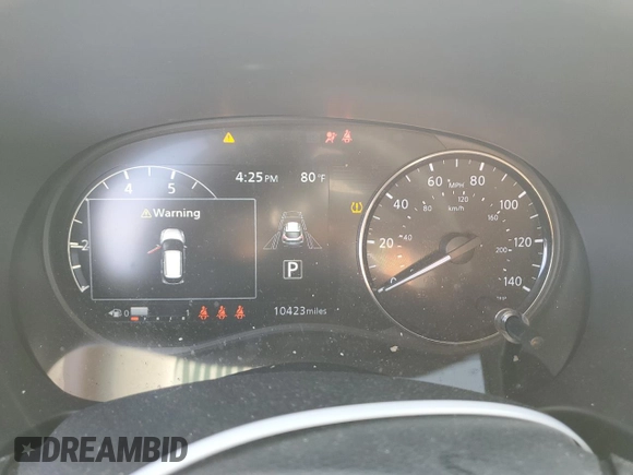 2024 Nissan Kicks SV with VIN 3N1CP5CV7RL561747, listed as a Copart auction lot 42876005 with 10,423 mi miles and Salvage Title. Bid and sale history available at DreamBid. Image 9.