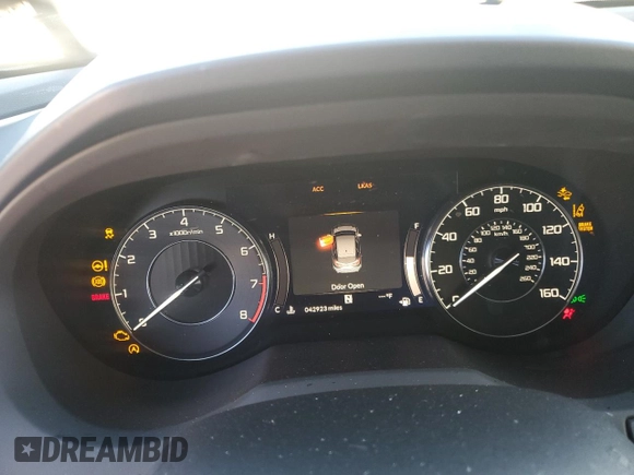 2021 Acura RDX with VIN 5J8TC1H3XML005852, listed as a Copart auction lot 42571675 with 42,923 mi miles and Salvage Title. Bid and sale history available at carsss.com. Image 9.
