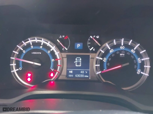 2018 Toyota 4Runner SR5 with VIN JTEZU5JR8J5170306, listed as a IAAI auction lot 41554154 with 63,030 mi miles. Bid and sale history available at carsss.com. Image 7.