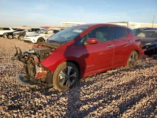 2018 Nissan LEAF S with VIN 1N4AZ1CP5JC301815, listed as a Copart auction lot 85647184 with 65,094 mi miles and Salvage Title. Bid and sale history available at DreamBid. Image 1.